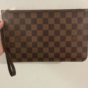 Neverfull Mm pouchette damier ebene